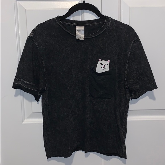 Ripndip Tops - FREE WITH PURCHASE - RipNDip Crop Cut Off Tee